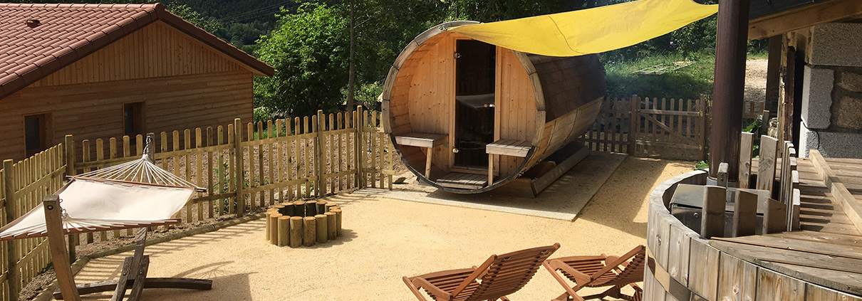 Espace détente - Sauna & bain nordique (1 à 2 personnes) - Le jardin des 4M