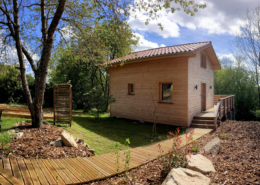 Chalet-gîte Mauve hébergement chambre d'hôtes à 1h de Lyon - Pilat Loire séjour week-end en couple en famille ou entre amis en pleine nature
