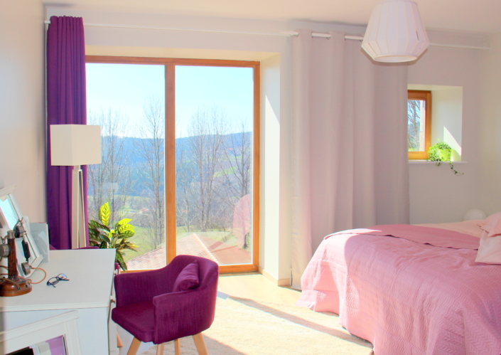 Chambres d'hôtes confortables pour vos week-end et séjours en famille ou entre amis ou vos séminaires d'entreprise Suite Myrtille