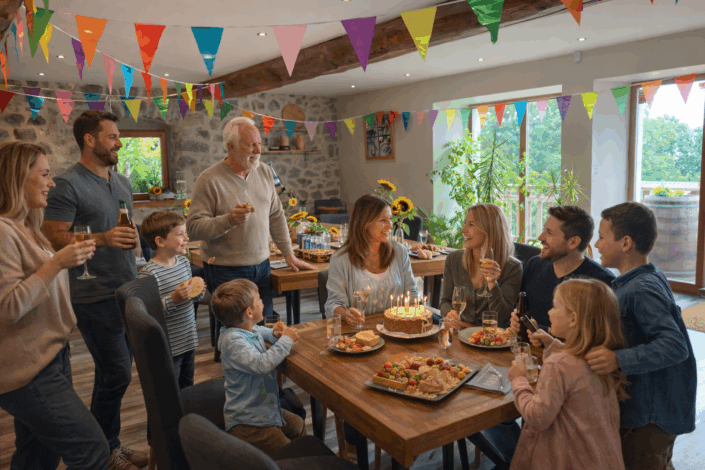 Privatisation du restaurant du Jardin des 4M pour vos repas de famille et anniversaire Privatisation du restaurant du Jardin des 4M proche Lyon pour vos repas de famille et anniversaire